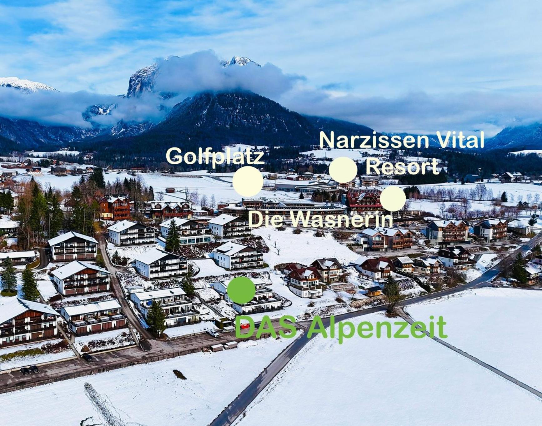 Das Alpenzeit Appartement Mit Just Private Terrasse (Adults Only) バート・アウスゼー エクステリア 写真