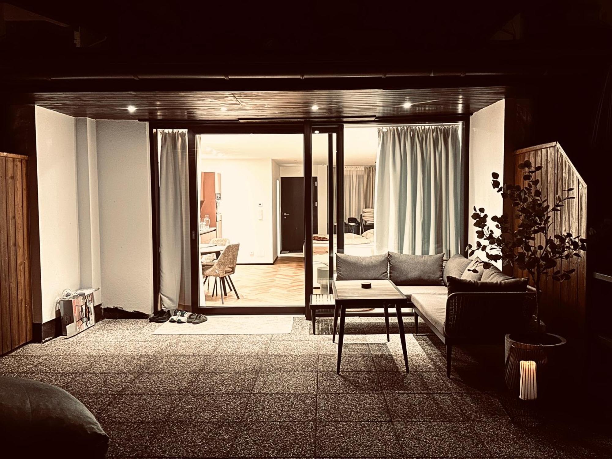 Das Alpenzeit Appartement Mit Just Private Terrasse (Adults Only) バート・アウスゼー エクステリア 写真