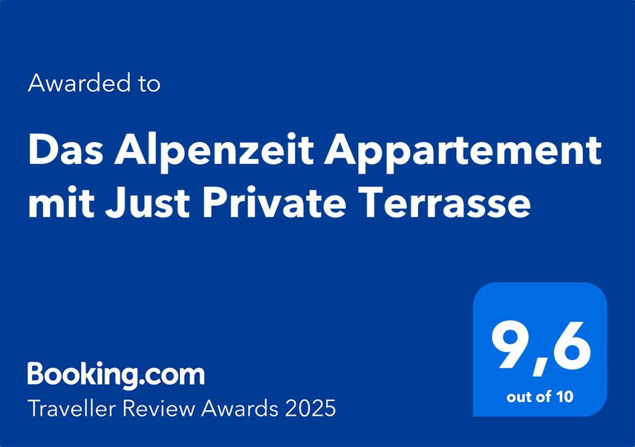 Das Alpenzeit Appartement Mit Just Private Terrasse (Adults Only) バート・アウスゼー エクステリア 写真