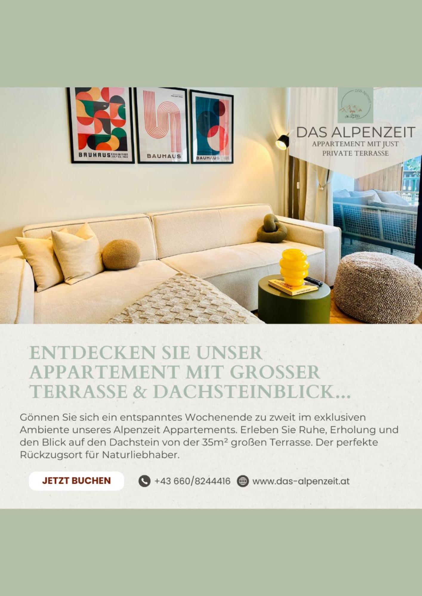 Das Alpenzeit Appartement Mit Just Private Terrasse (Adults Only) バート・アウスゼー エクステリア 写真