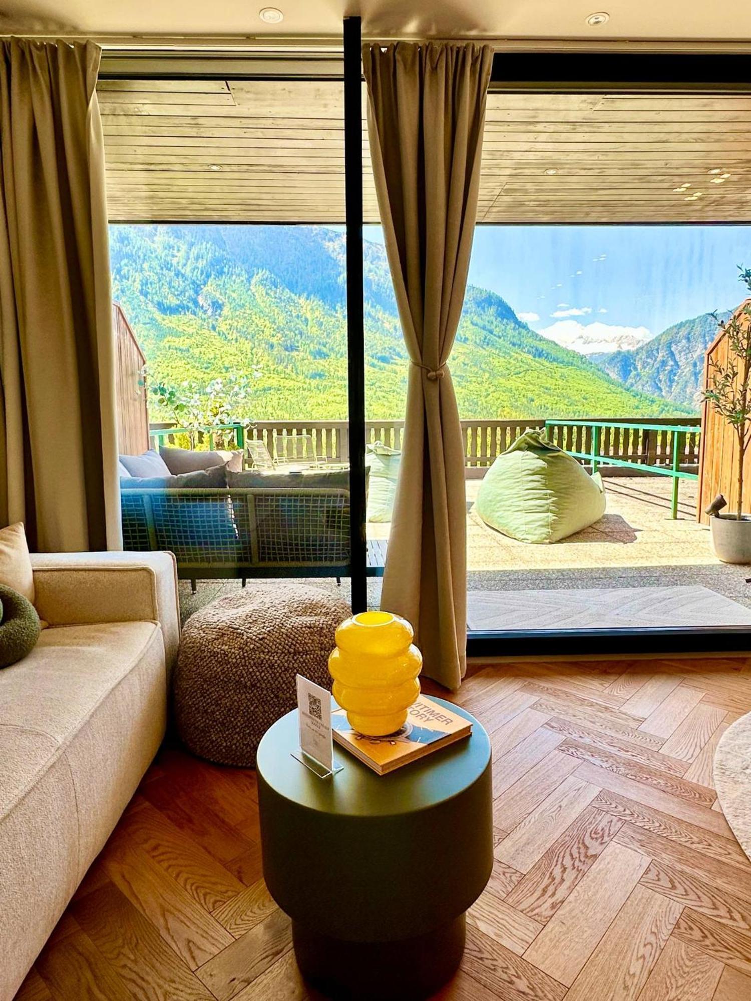 Das Alpenzeit Appartement Mit Just Private Terrasse (Adults Only) バート・アウスゼー エクステリア 写真